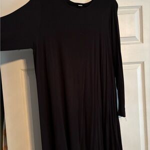 Old Navy Classic Black Long Sleeve Dress